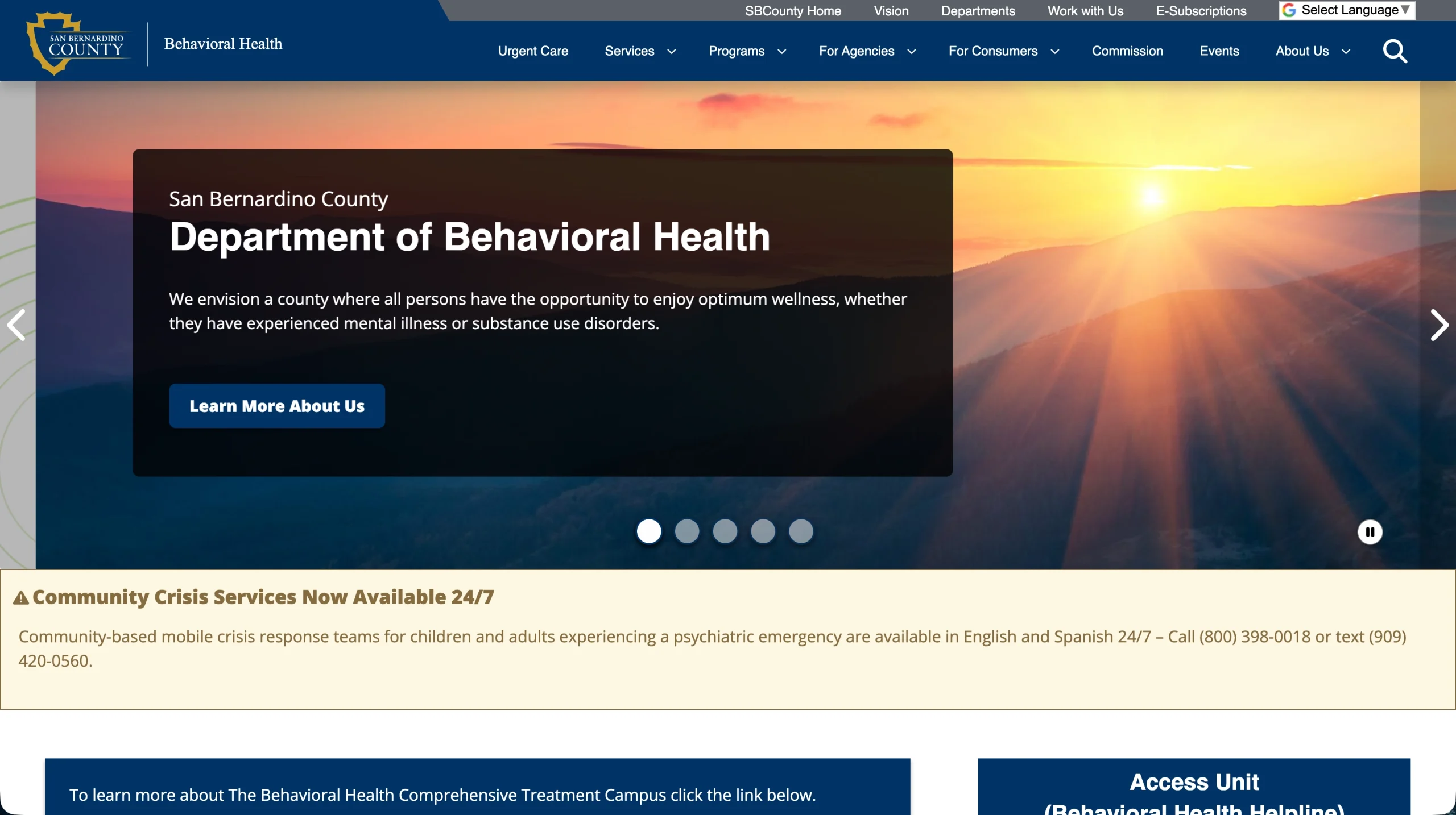 Department of Behavioral Health